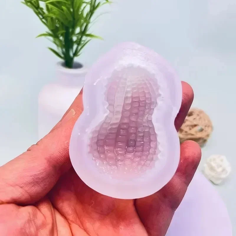 Resin Crafts Diy - แม่พิมพ์ซิลิโคนรูปถั่วลิสง 3 ชิ้น คุณภาพเยี่ยม รุ่นใหม่ ปี