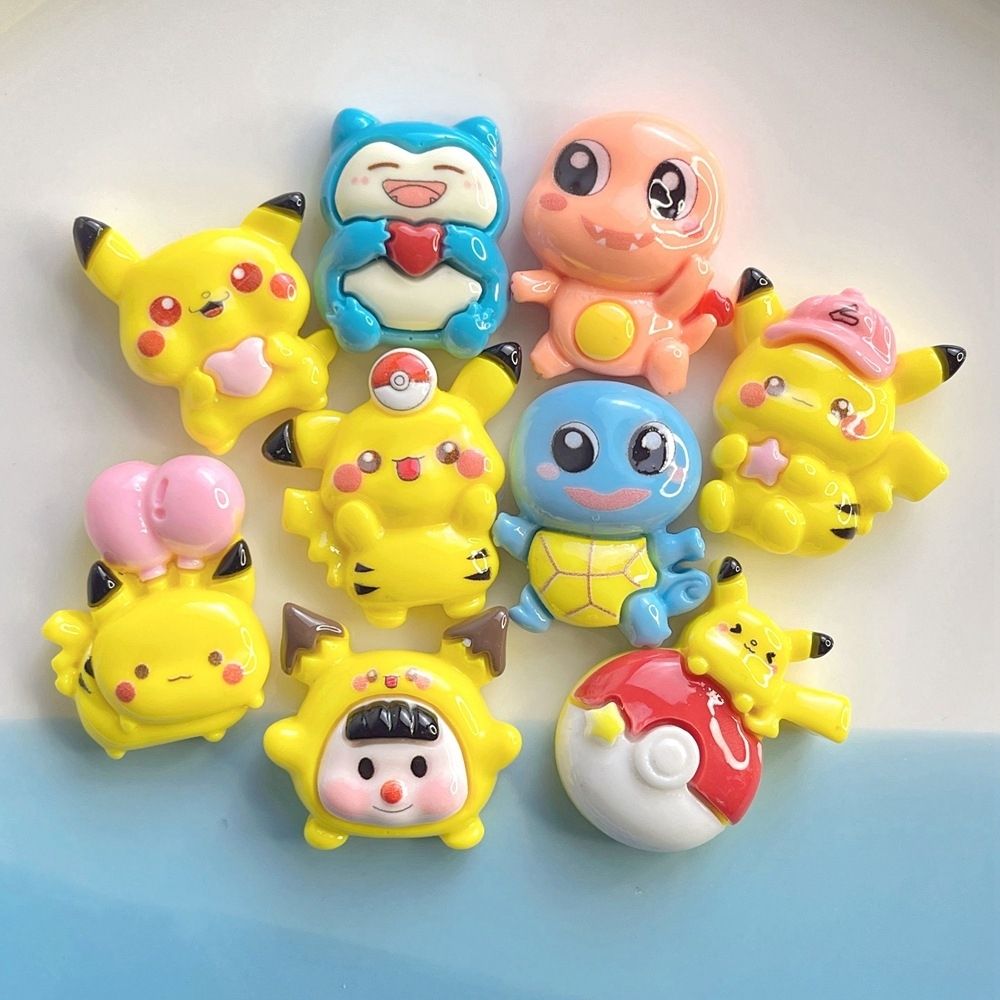Resin Craft Material - วัสดุงานฝีมือ DIY ใหม่สำหรับการ์ตูนโปเกมอน อุปกรณ์เสริมเรซิ่น ของจิ๋วๆ เช่น