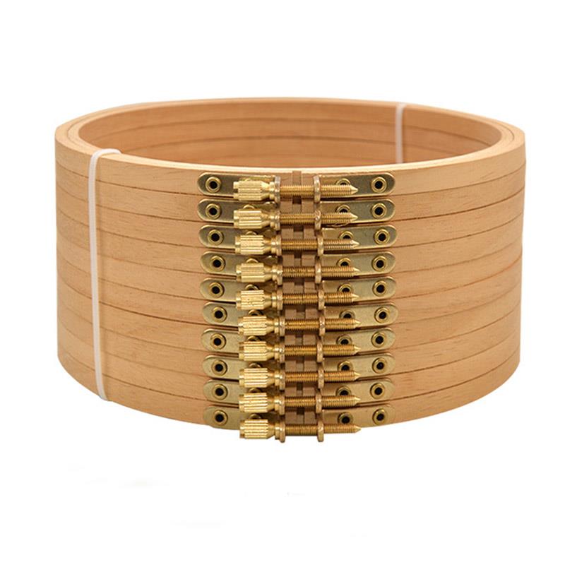 Wood Ring Blank - ห่วงปักผ้าไม้บีชคุณภาพสูง 1 ชิ้น วงกลมไม้สำหรับปักผ้า ใช้สำหรับงานปักครอสติช อุปกรณ์เย็บผ้าสำหรับใช้ในบ้าน