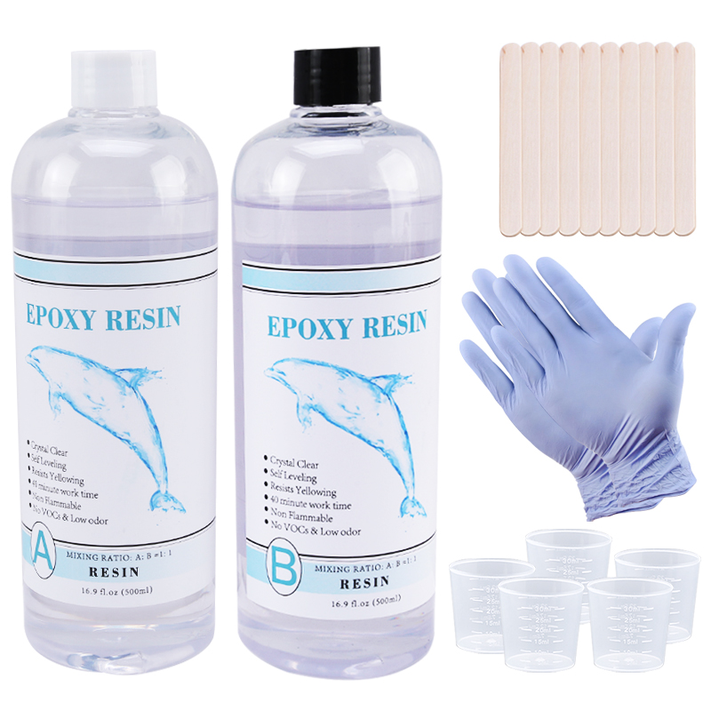 Epoxy Uv Resin Kit - 1:1 เรซินอีพ็อกซี่ใส Crystal Clear Art เรซิ่นอีพ็อกซี่