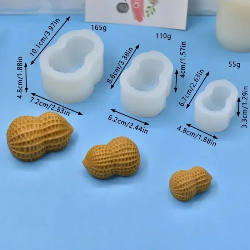 แม่พิมพ์ซิลิโคนรูปถั่วลิสง 3 ช - Resin Crafts Diy บทวิจารณ์และราคา