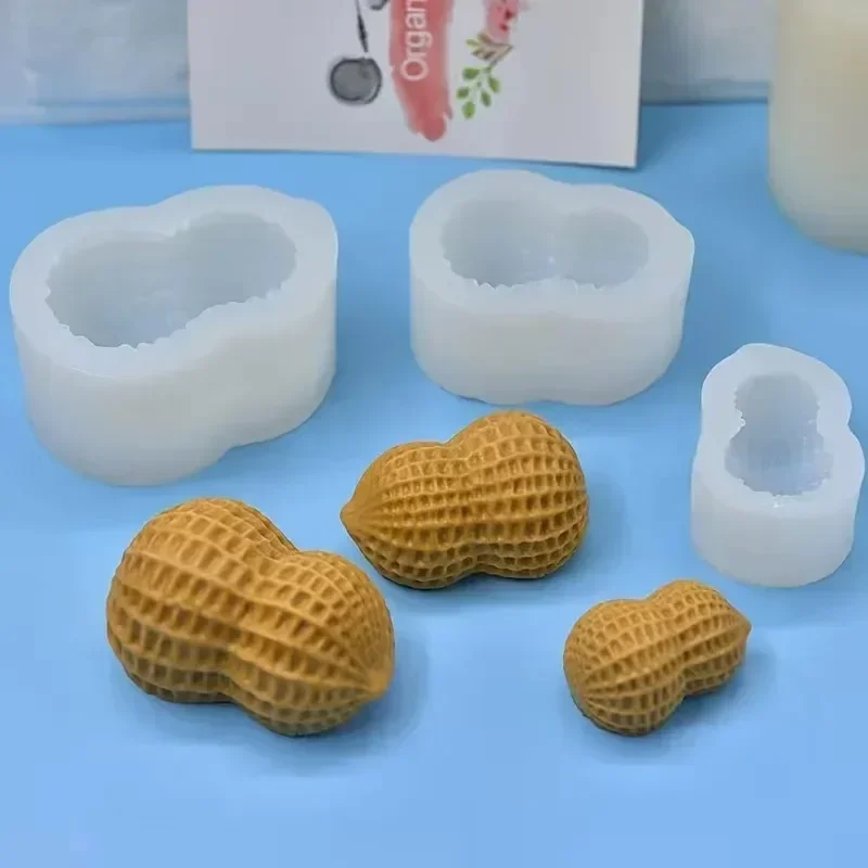 แม่พิมพ์ซิลิโคนรูปถั่วลิสง 3 ช - Resin Crafts Diy บทวิจารณ์และราคา