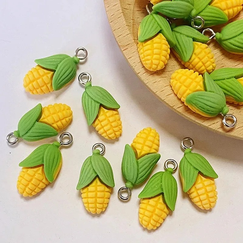 ชาร์มเรซิ่นรูปข้าวโพดและผักขนา - Resin Craft Supplies บทวิจารณ์และราคา