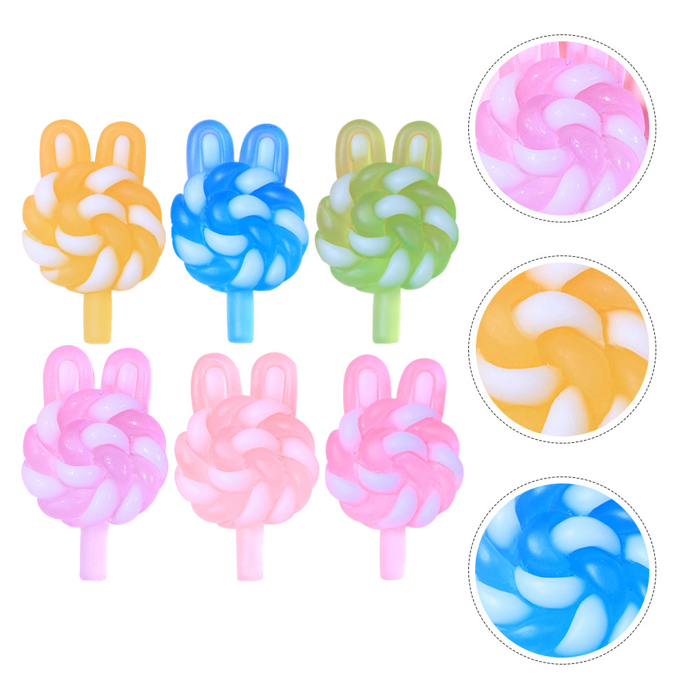 24 ชิ้น จี้รูปกระต่ายการ์ตูนน่ - Resin Craft Supplies บทวิจารณ์และราคา