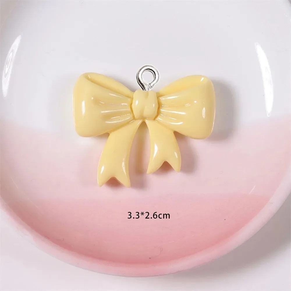 10 ชิ้น ชาร์มเรซิ่นรูปโบว์สีลู - Resin Craft Projects บทวิจารณ์และราคา