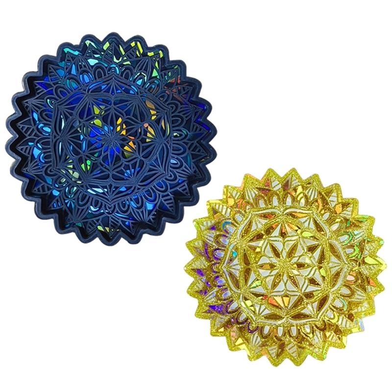 แบบพกพาดอกไม้ แม่พิมพ์ซิลิโคนเ - Resin Ocean Wave Mold บทวิจารณ์และราคา