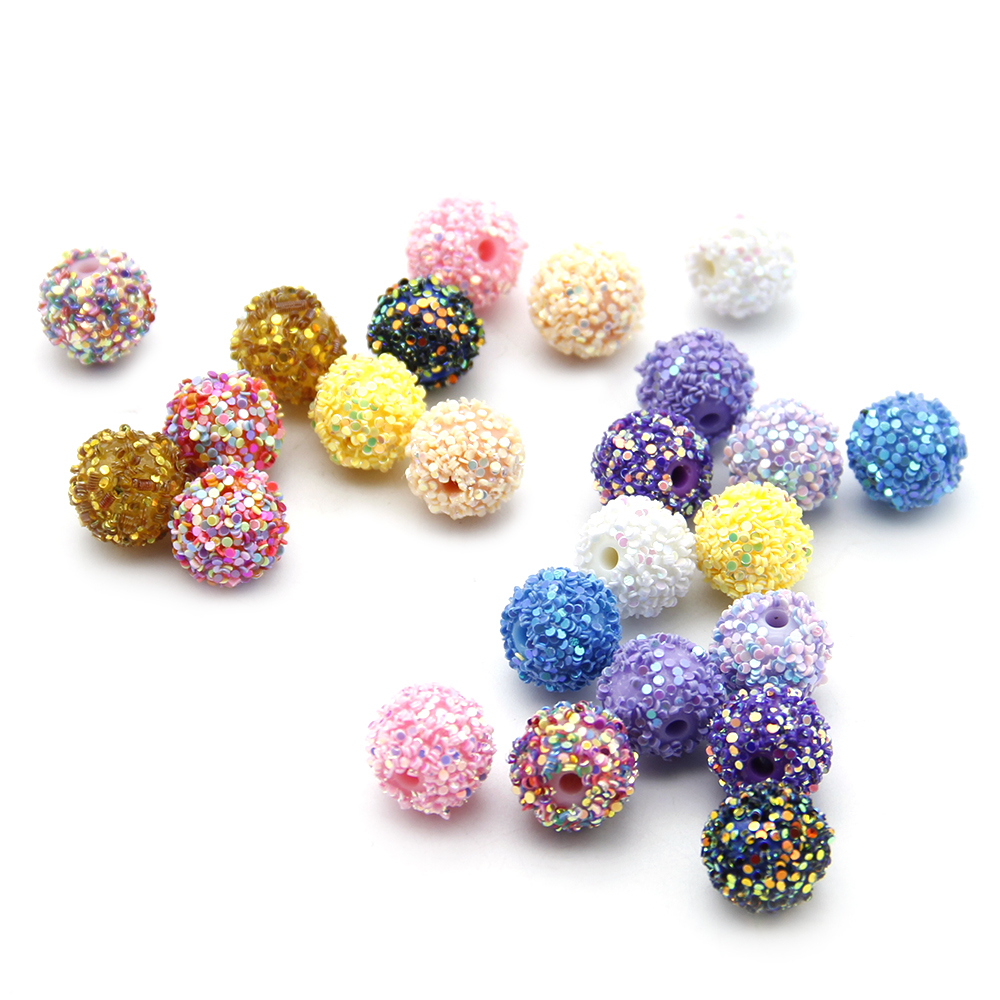 5 ชิ้น/แพ็ค ลูกปัดเรซิ่นกลิตเต - Resin Glitter Pack บทวิจารณ์และราคา