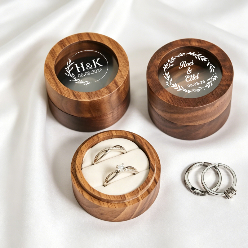 กล่องใส่แหวนแต่งงานแบบส่วนตัว  - Wood Ring Blank บทวิจารณ์และราคา