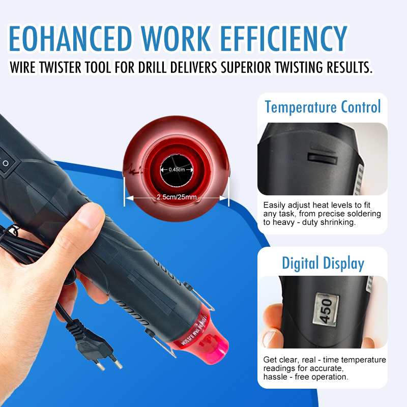 220V HOT AIR GUN บัดกรีอุณหภูม - Heat Gun Small บทวิจารณ์และราคา
