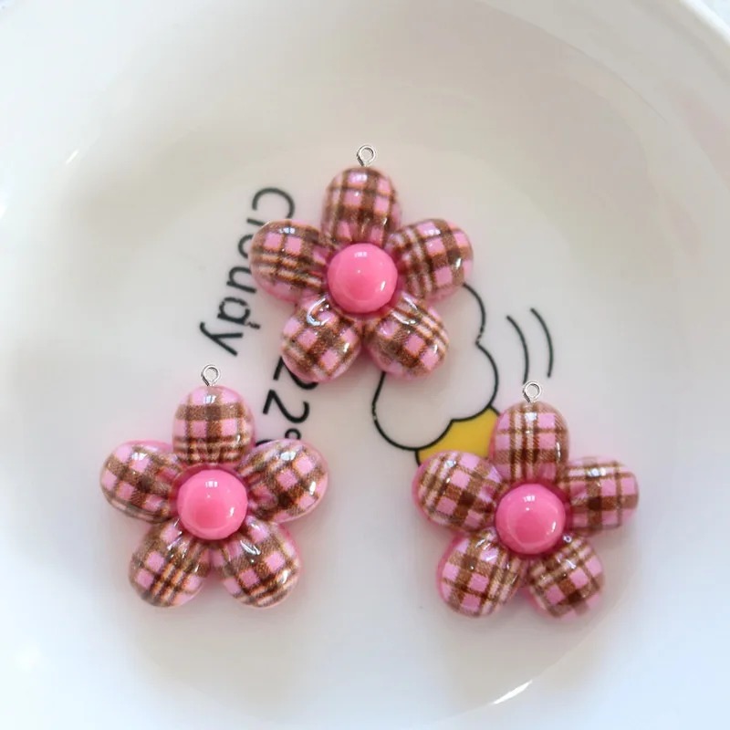 จี้เรซิ่นรูปดอกไม้หวานๆ 10 ชิ้ - Resin Craft Material บทวิจารณ์และราคา