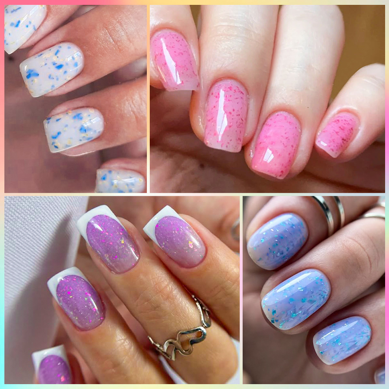 7ML พบกับข้ามฟอยล์สีทอง Glitte - Gold Foil Flakes บทวิจารณ์และราคา