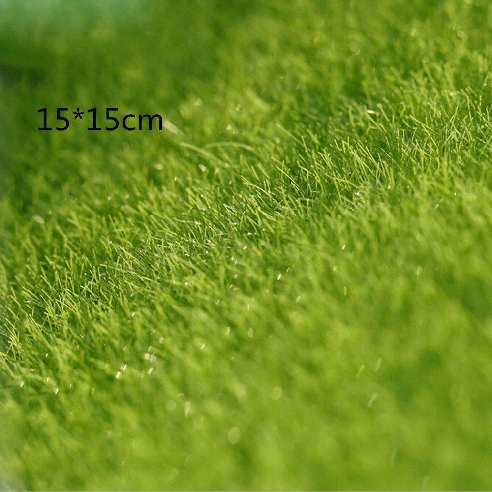 หญ้าเทียมตกแต่งสวน ตกแต่งสนามห - Terrarium Moss Art บทวิจารณ์และราคา