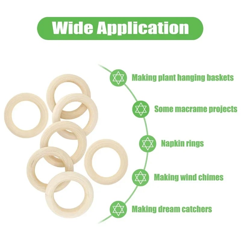 วงแหวนไม้ดิบขนาด 30 มม. จำนวน  - Wood Ring Blank บทวิจารณ์และราคา
