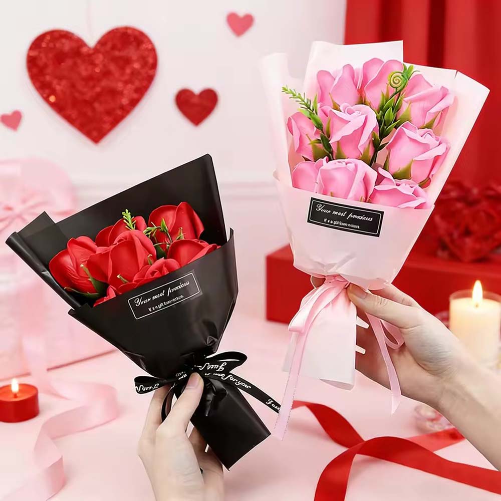ช่อดอกกุหลาบสบู่ 9 ดอก ดอกไม้ป - Dried Flower Bulk บทวิจารณ์และราคา