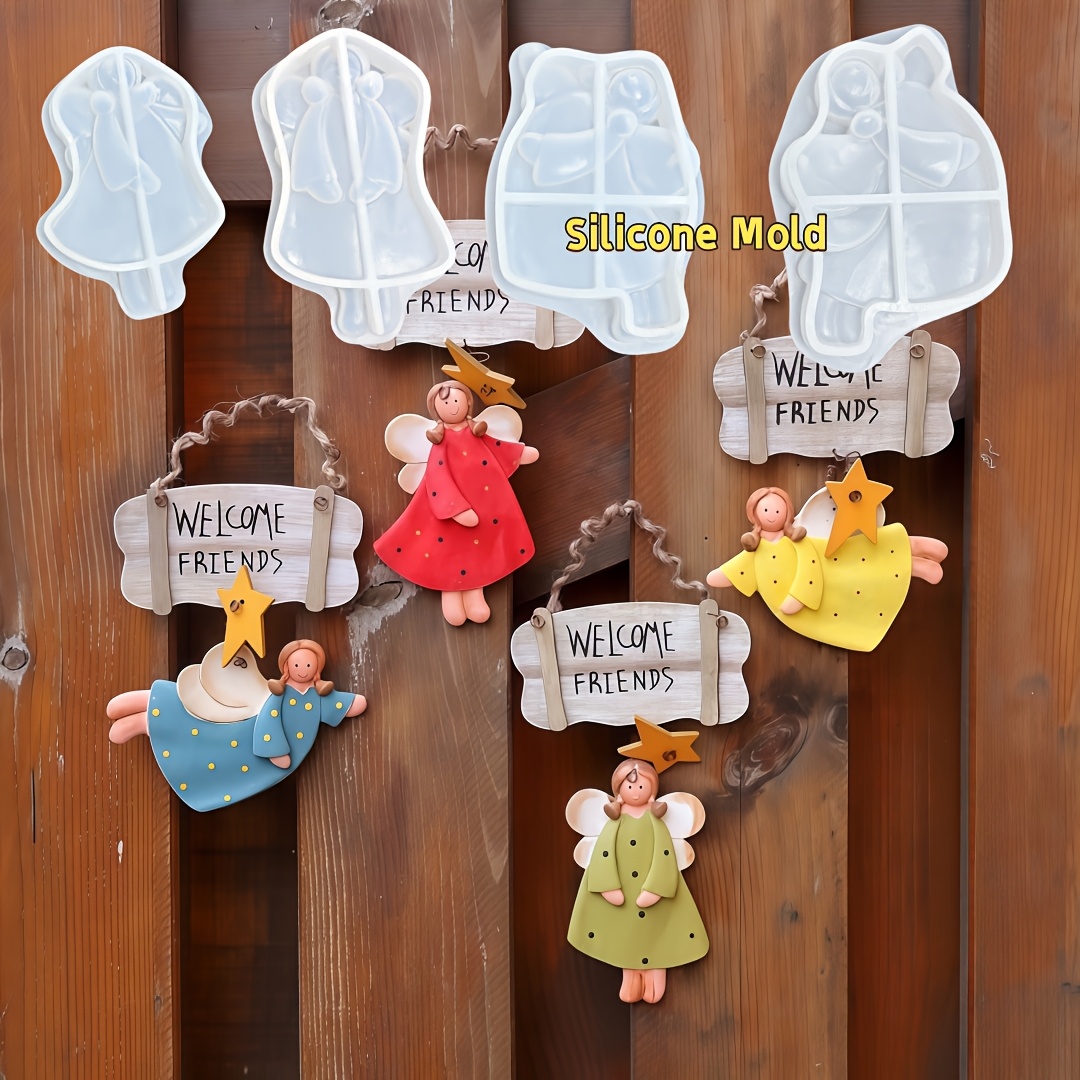 แม่พิมพ์จี้รูปนางฟ้า 4 ชิ้น, แ - Resin Craft Ideas บทวิจารณ์และราคา