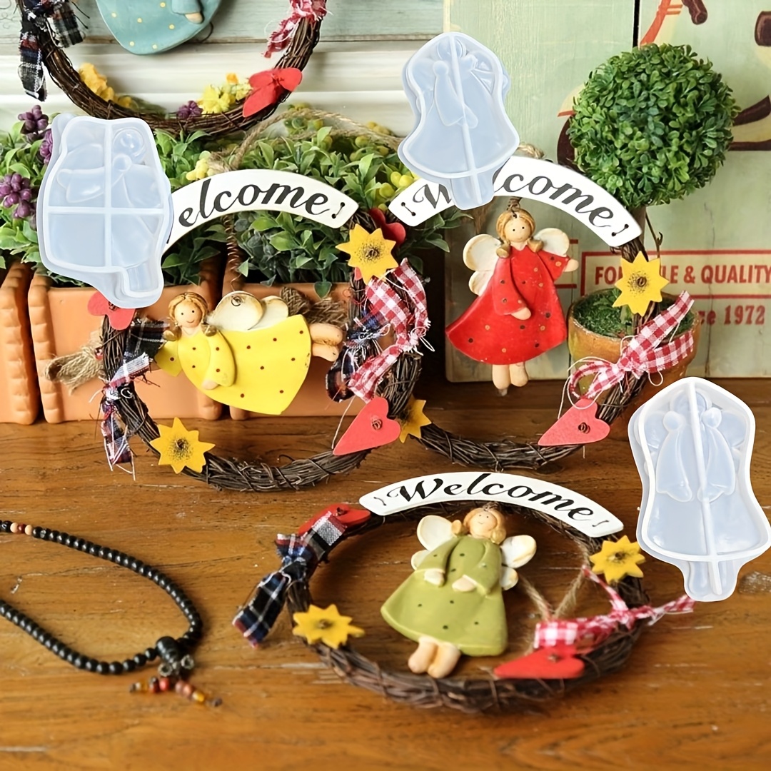 แม่พิมพ์จี้รูปนางฟ้า 4 ชิ้น, แ - Resin Craft Ideas บทวิจารณ์และราคา