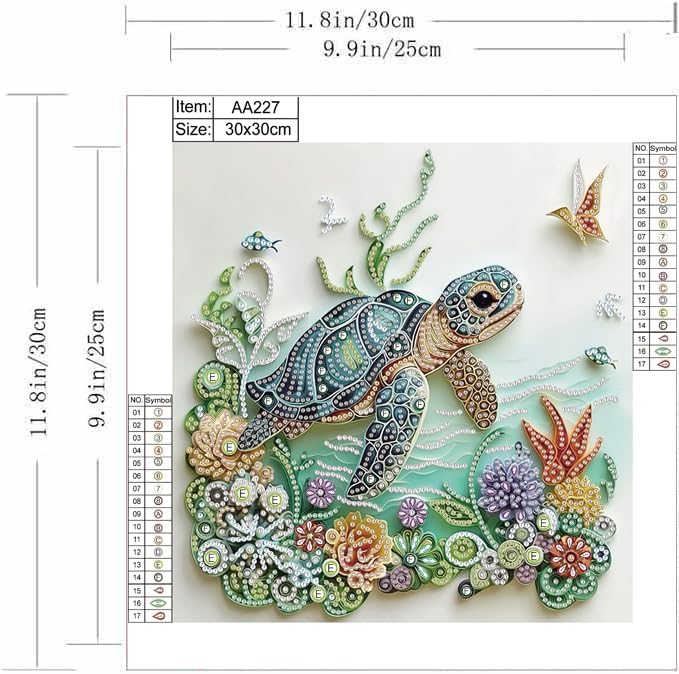 ชุดภาพวาดเพชรรูปเต่าทะเลสำหรับ - Resin Craft For Beginners บทวิจารณ์และราคา