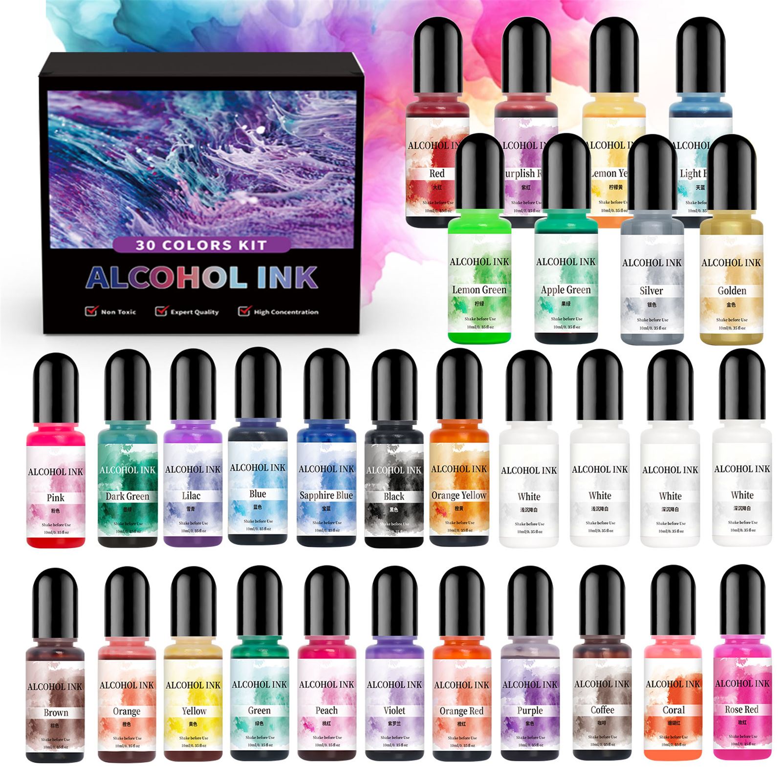 10Ml Essence เรซิ่นแอลกอฮอล์ L - Resin Dye Alcohol บทวิจารณ์และราคา