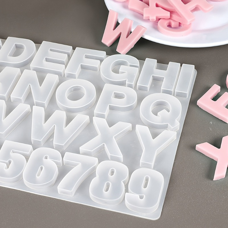 แม่พิมพ์ซิลิโคนตัวอักษร A ถึง  - Serving Tray Mold บทวิจารณ์และราคา