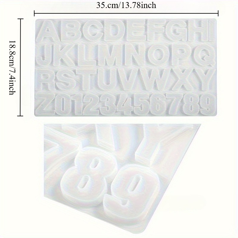 แม่พิมพ์ซิลิโคนตัวอักษร A ถึง  - Serving Tray Mold บทวิจารณ์และราคา