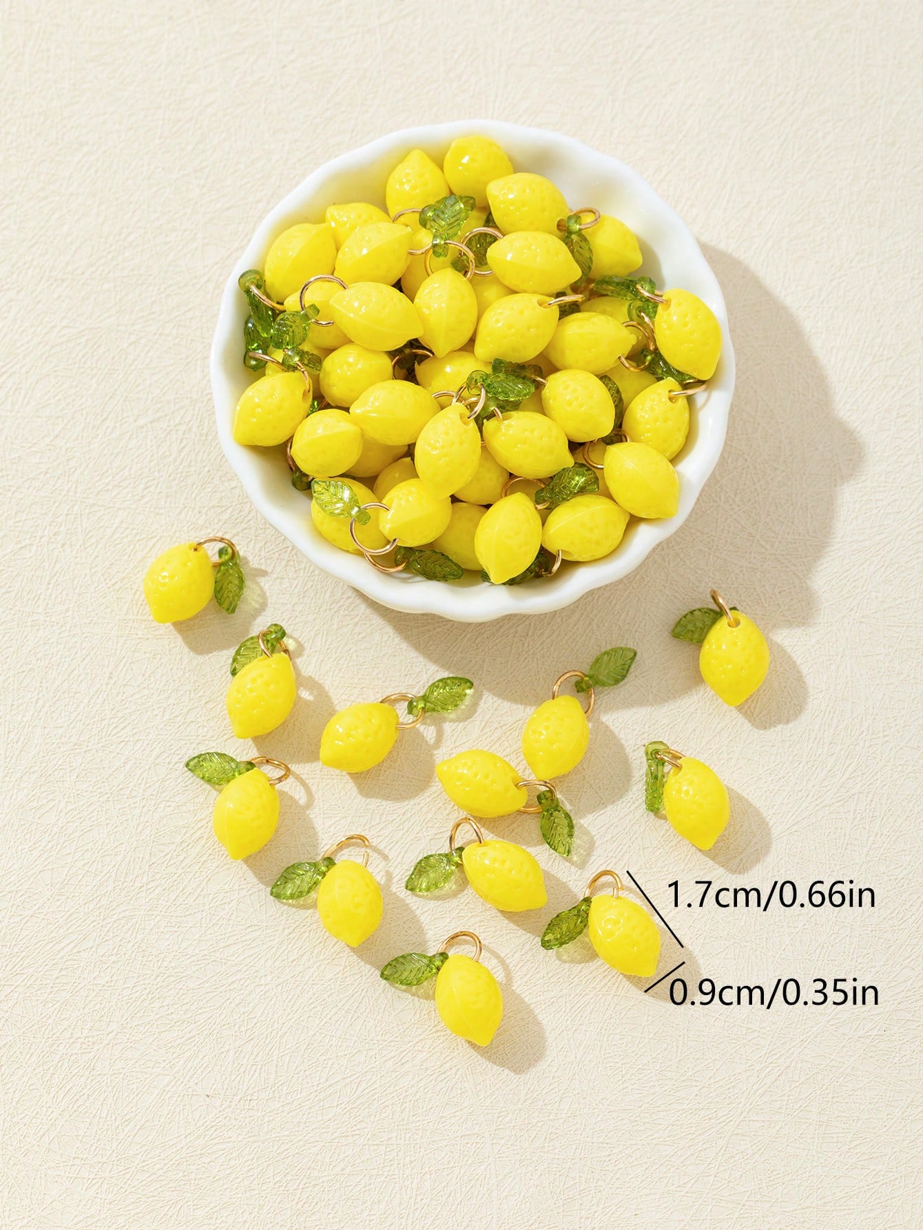 จี้เรซิ่นรูปเลมอน 3 มิติ 10 ชิ - Resin Craft Material บทวิจารณ์และราคา