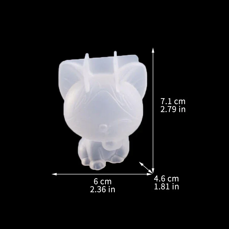 3D เรขาคณิตซิลิโคนยูนิคอร์นแมว - Resin Craft Material บทวิจารณ์และราคา