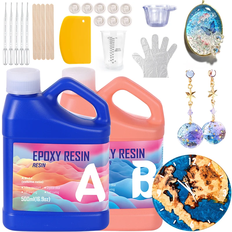 ชุดอีพ็อกซี่เรซิ่นผสมง่าย ใสเห - Epoxy Uv Resin Kit บทวิจารณ์และราคา