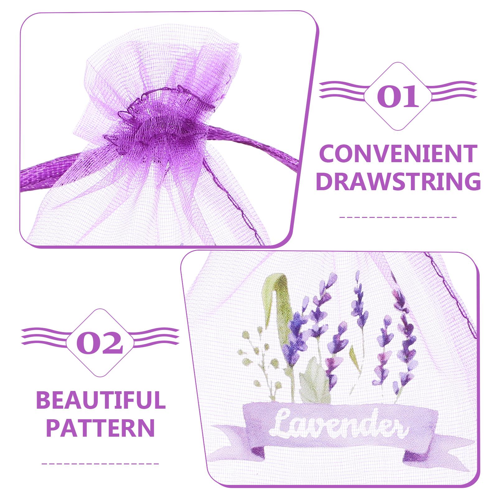 20 ชิ้นลาเวนเดอร์ซองผ้าพันคอกร - Dried Flower Bulk บทวิจารณ์และราคา