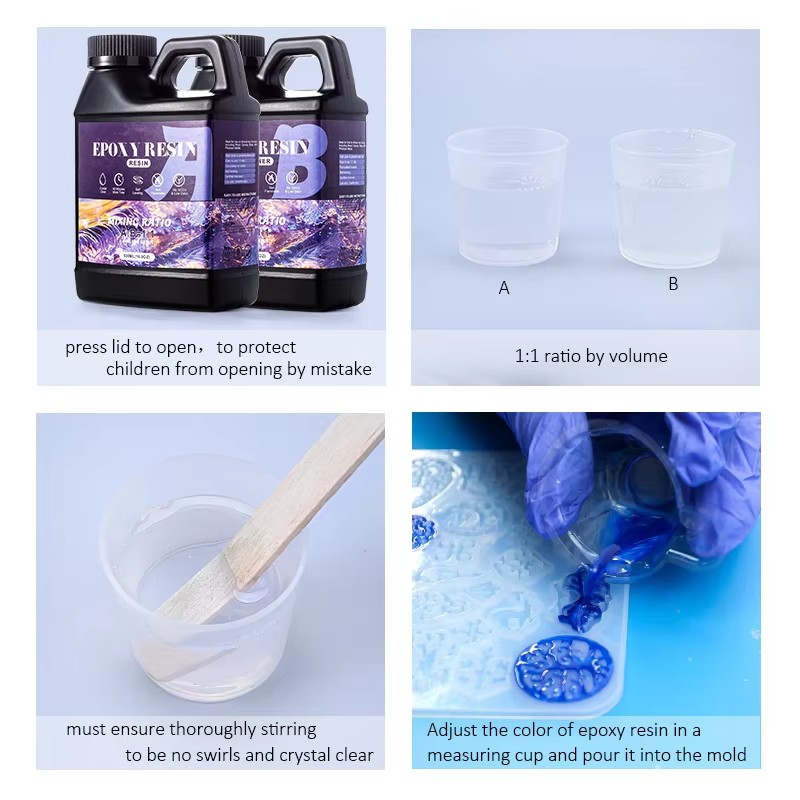 ผสมง่าย 1:1 ชุดเรซินอีพ็อกซี่ค - Mixing Cup Silicone บทวิจารณ์และราคา
