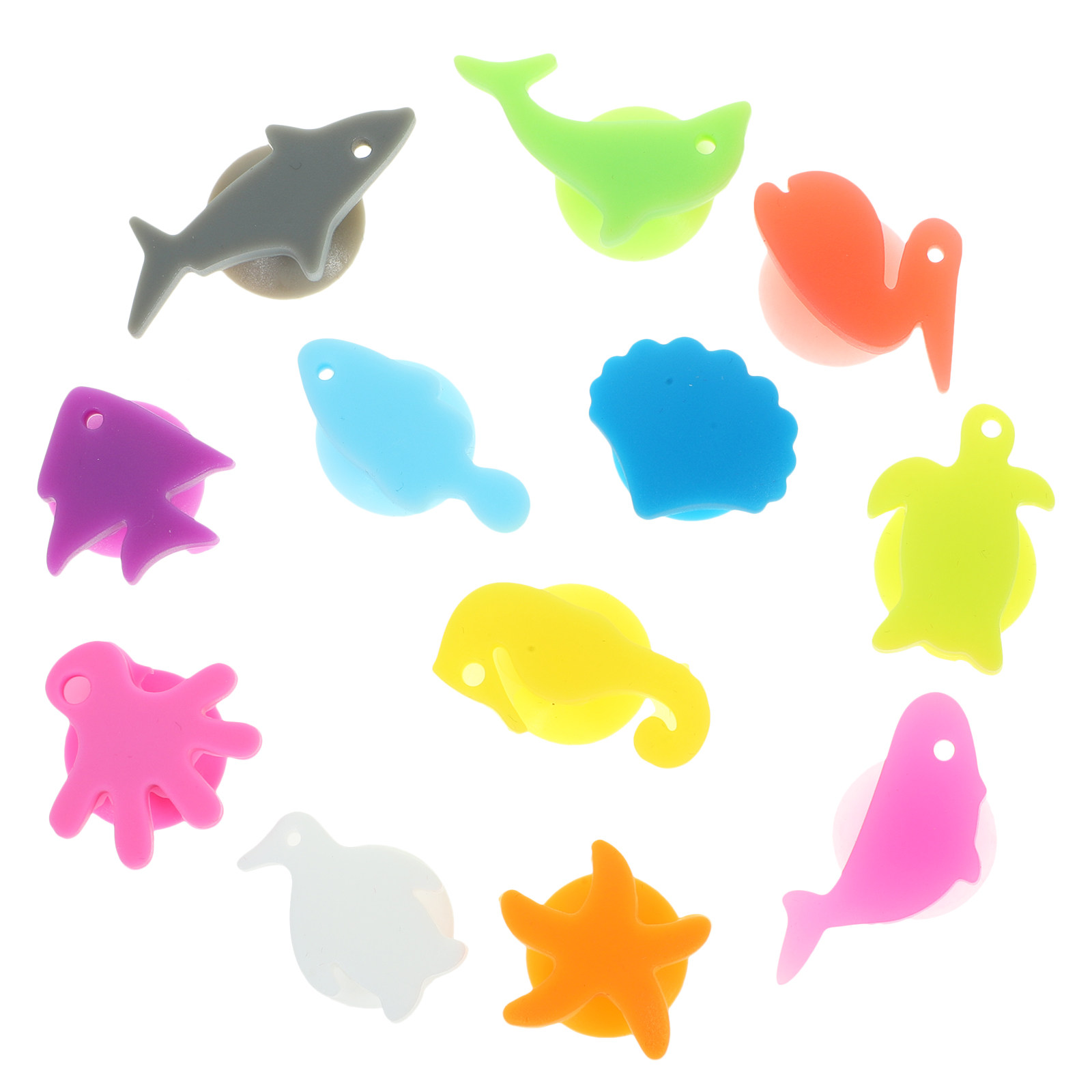 24 ชิ้น ป้ายติดแก้วไวน์ซิลิโคน - Mixing Cup Silicone บทวิจารณ์และราคา