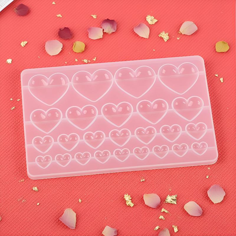 แม่พิมพ์ซิลิโคนรูปหัวใจ 3 ขนาด - Resin Craft Workshop บทวิจารณ์และราคา