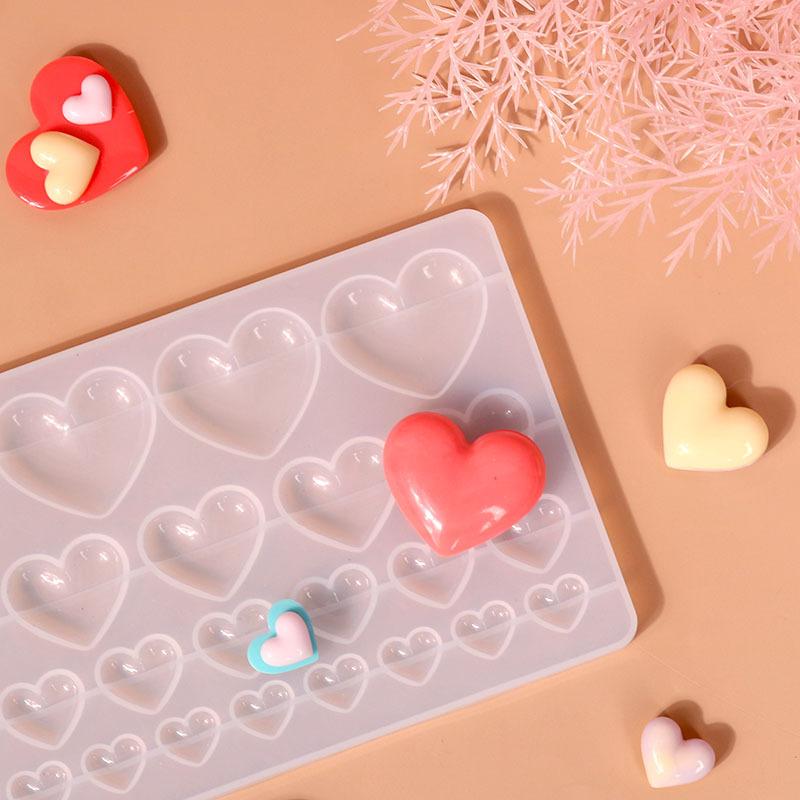 แม่พิมพ์ซิลิโคนรูปหัวใจ 3 ขนาด - Resin Craft Workshop บทวิจารณ์และราคา
