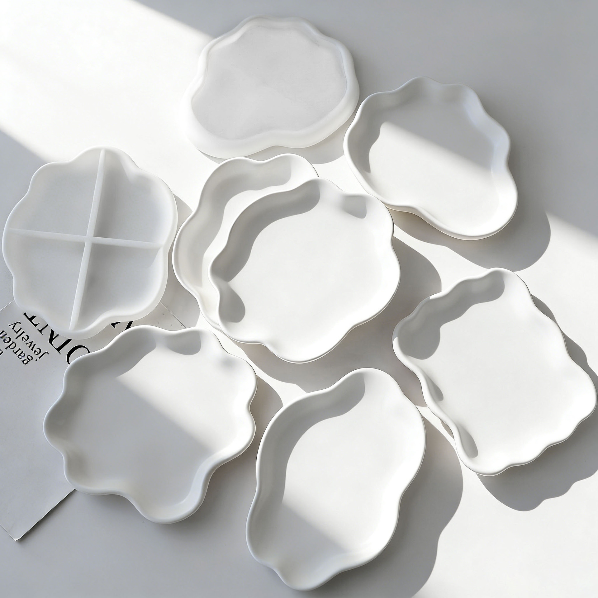 แม่พิมพ์ซิลิโคนทำที่รองแก้วเรซ - Serving Tray Mold บทวิจารณ์และราคา