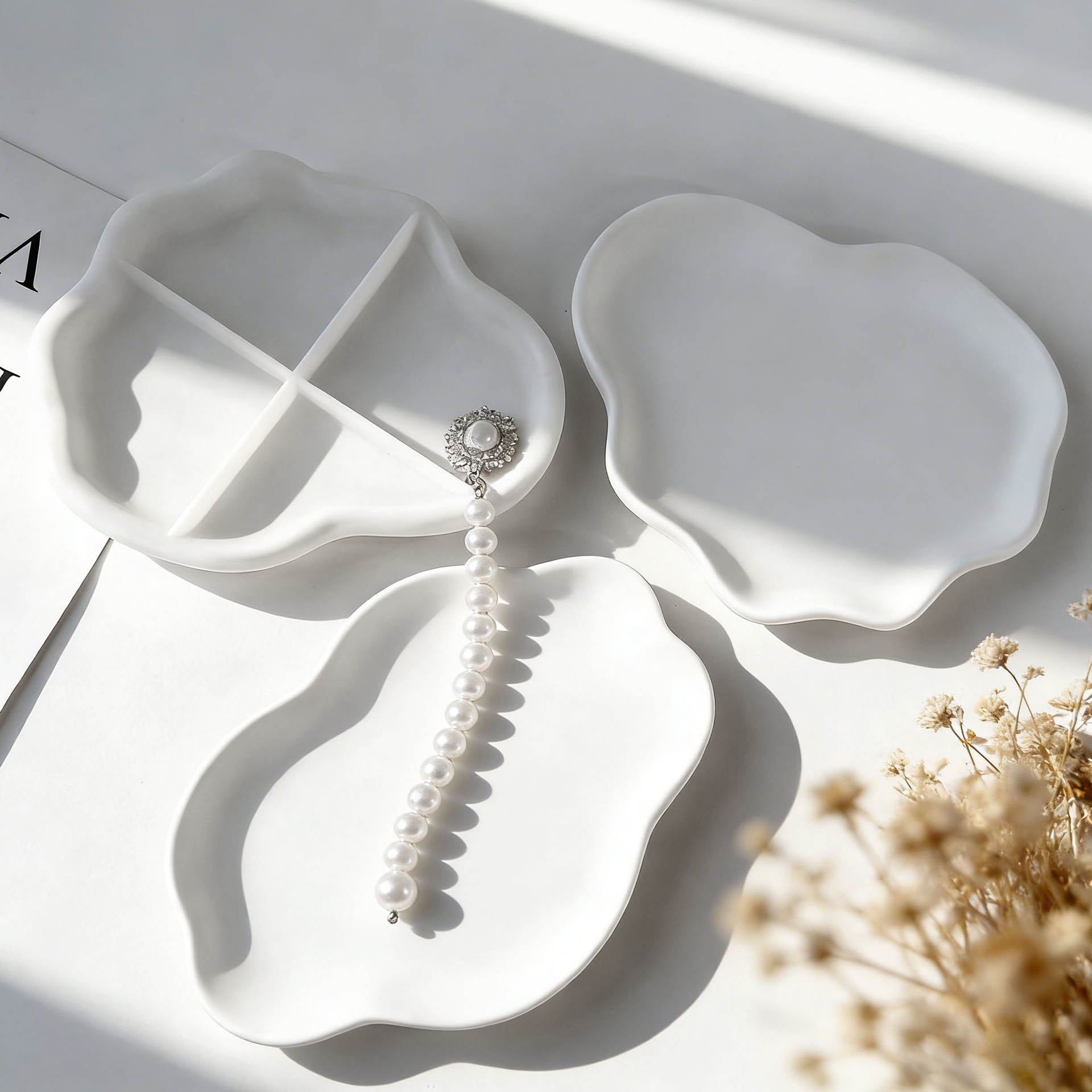 แม่พิมพ์ซิลิโคนทำที่รองแก้วเรซ - Serving Tray Mold บทวิจารณ์และราคา