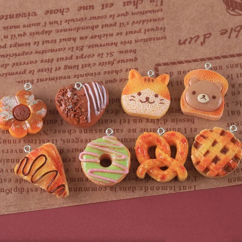 จี้เรซิ่นรูปอาหารน่ารัก 10 ชิ้ - Resin Crafts Diy บทวิจารณ์และราคา