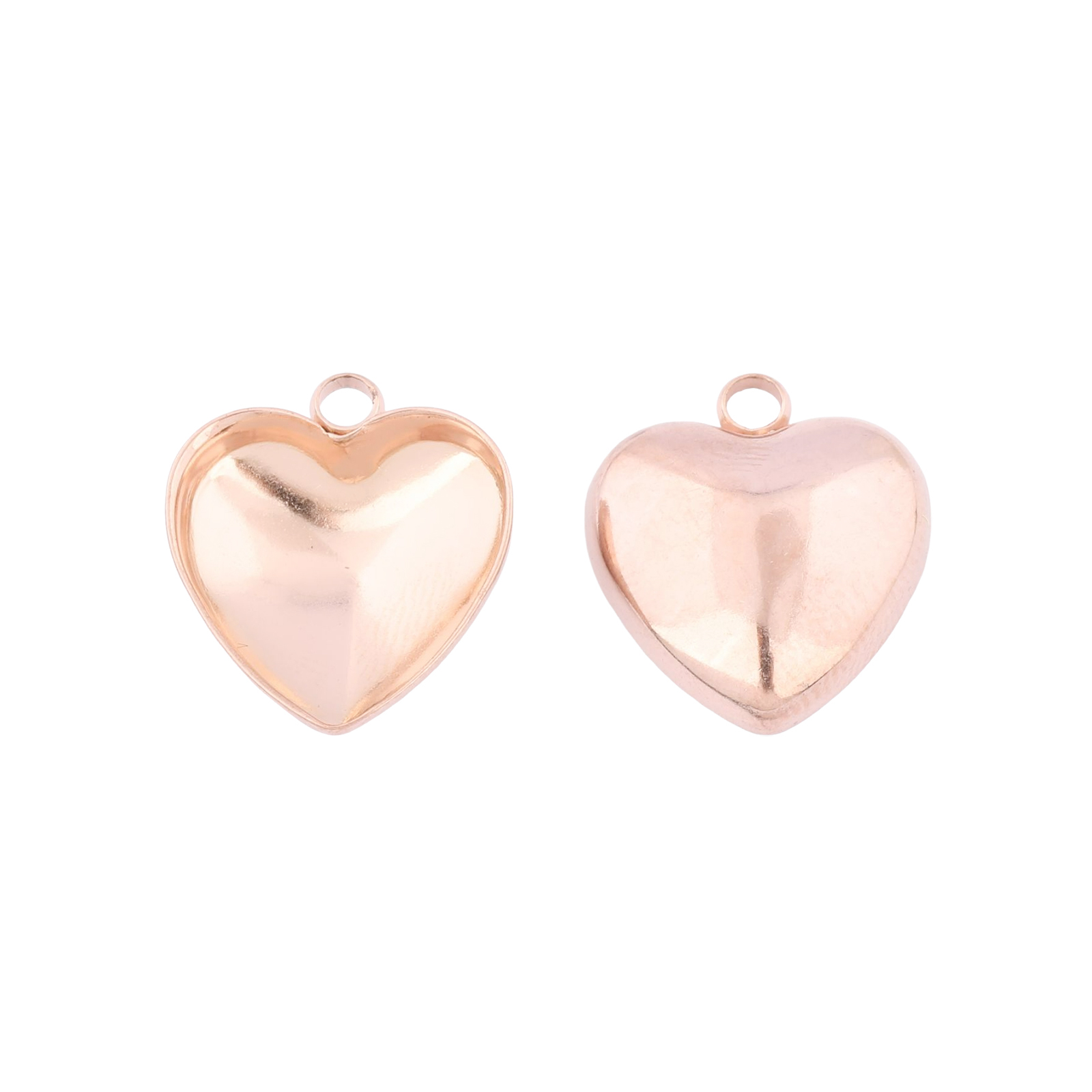 ถาดตัวเรือนจี้สแตนเลสสีโรสโกลด - Bezels Set Pendant บทวิจารณ์และราคา