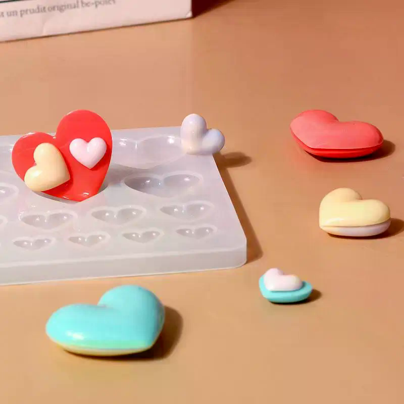 แม่พิมพ์ซิลิโคนรูปหัวใจ 3 ขนาด - Resin Craft Workshop บทวิจารณ์และราคา