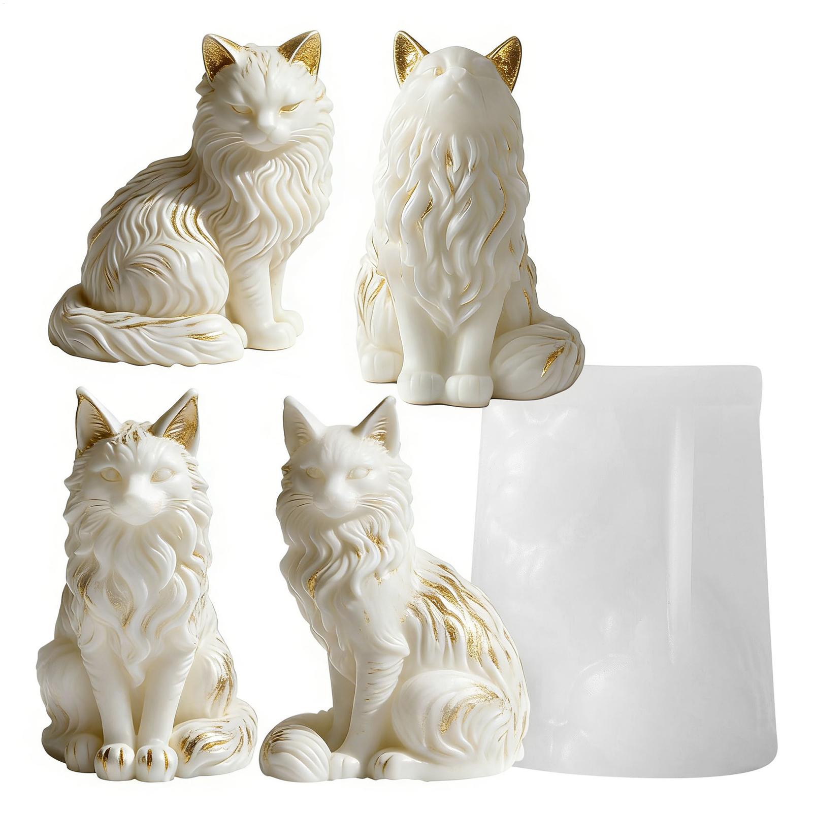 แม่พิมพ์เรซิ่นรูปแมว |   งานปร - Resin Craft Workshop บทวิจารณ์และราคา