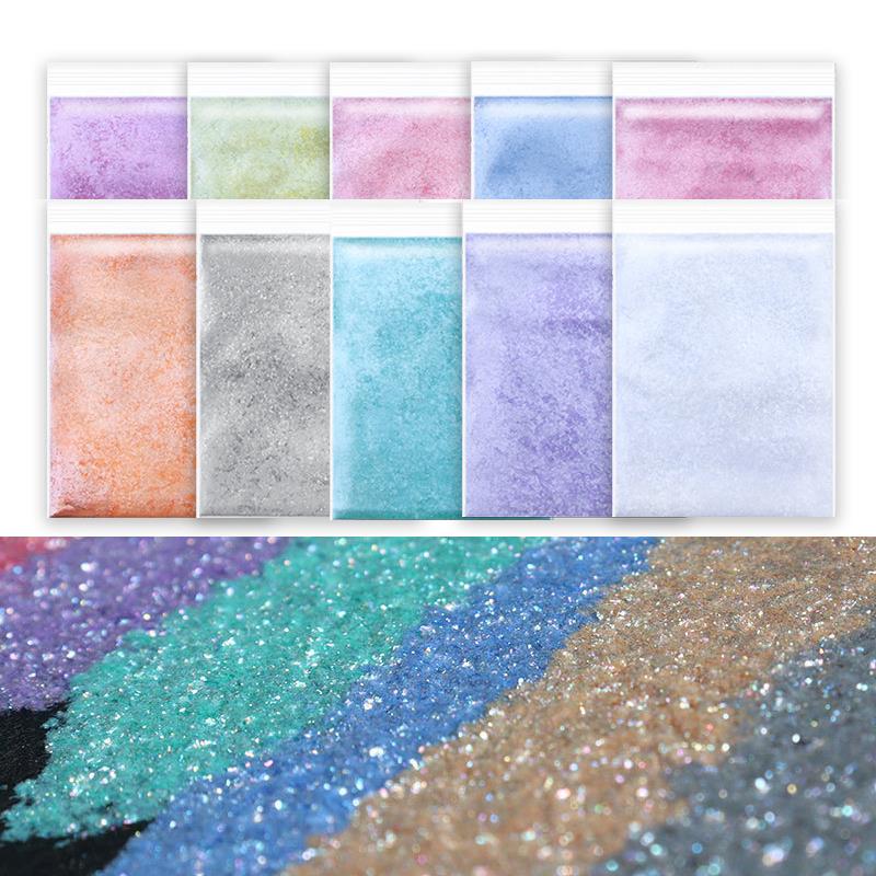 ผงสีไมกาประกายเพชรเม็ดสีมุกสีย - Resin Pigment Set บทวิจารณ์และราคา