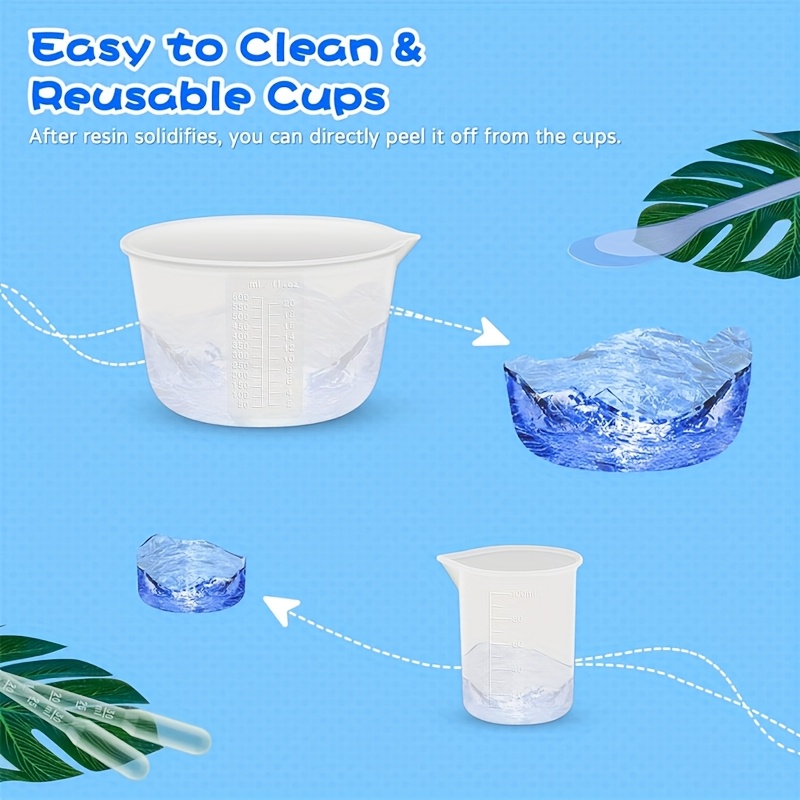 ถ้วยผสมเรซิ่นซิลิโคนสำหรับอุปก - Mixing Cup Silicone บทวิจารณ์และราคา
