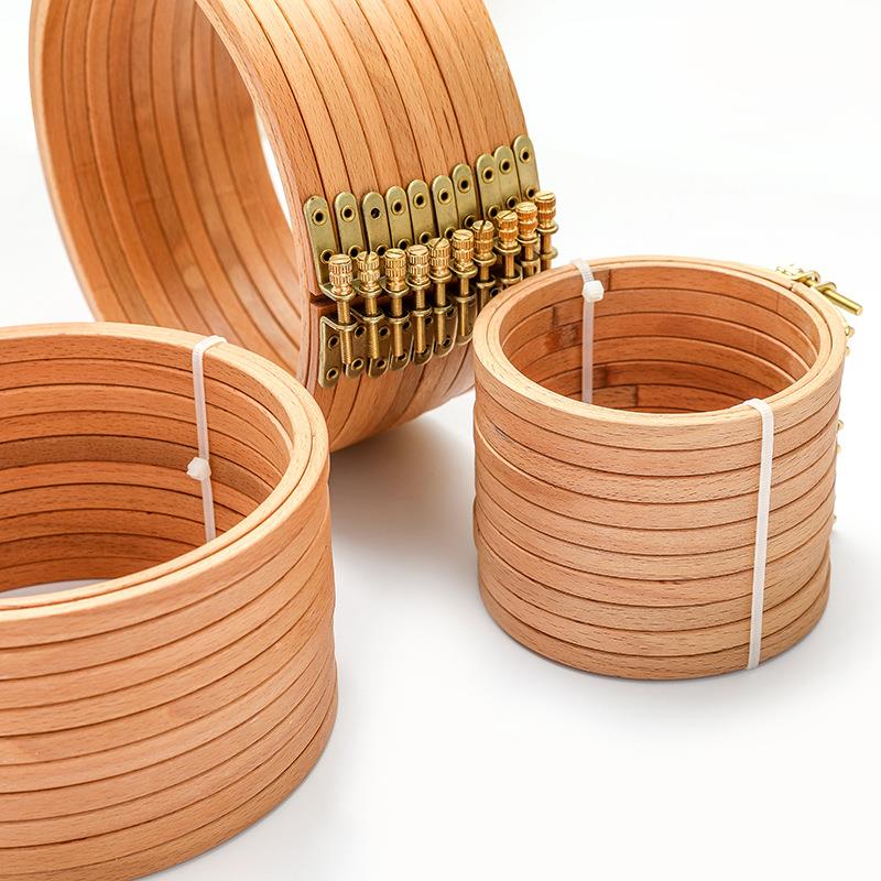 ห่วงปักผ้าไม้บีชคุณภาพสูง 1 ชิ - Wood Ring Blank บทวิจารณ์และราคา