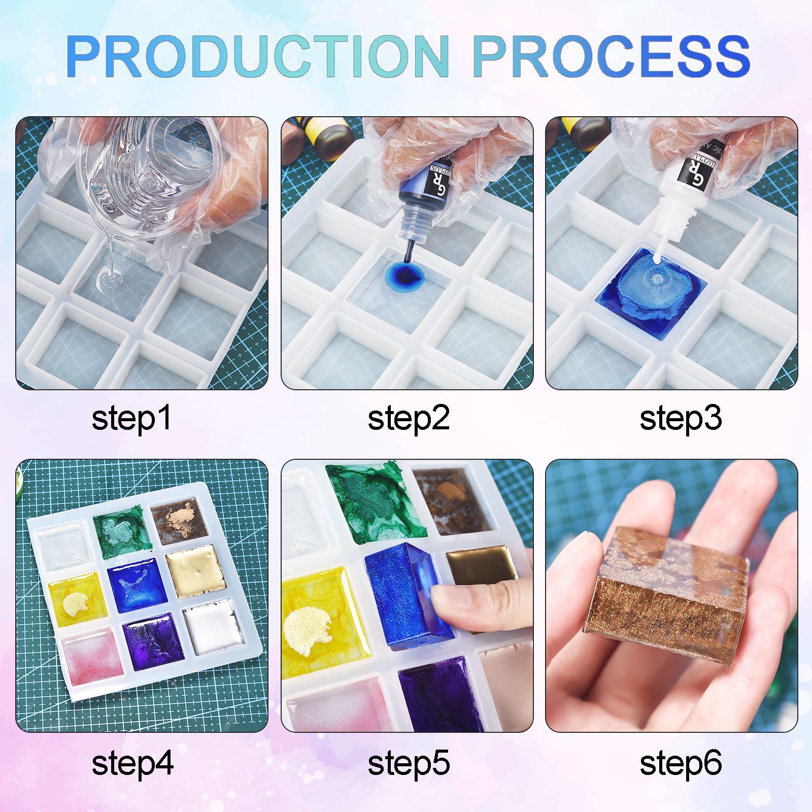 10ml Art หมึกแอลกอฮอล์เรซิ่น P - Resin Dye Alcohol บทวิจารณ์และราคา