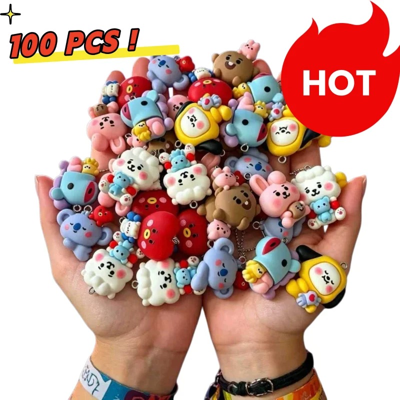 ชุด 7 ชิ้น BT21 ชาร์มการ์ตูนเร - Resin Crafts Diy บทวิจารณ์และราคา