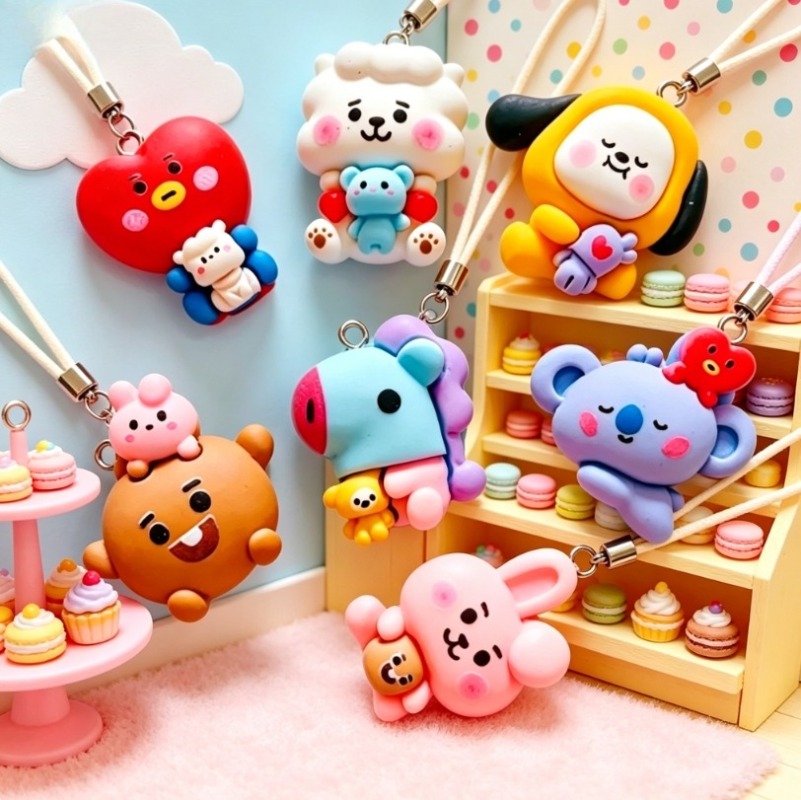 ชุด 7 ชิ้น BT21 ชาร์มการ์ตูนเร - Resin Crafts Diy บทวิจารณ์และราคา