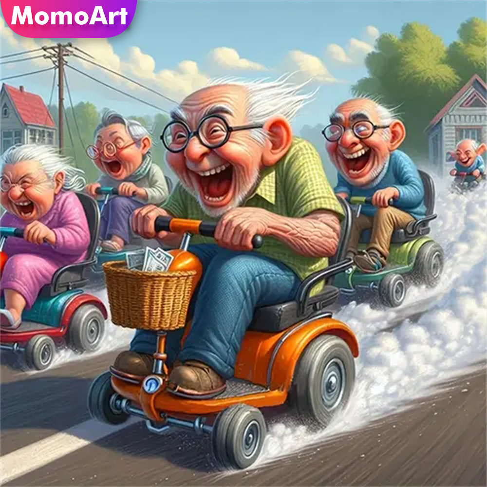 Momoart 5D DIY เพชรโมเสค Old M - Resin Craft Kit บทวิจารณ์และราคา