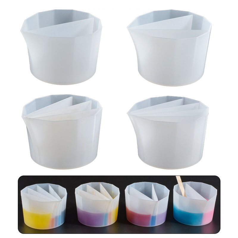 ถ้วยแยกสีสำหรับงานเพ้นท์พื้นผิ - Mixing Cup Silicone บทวิจารณ์และราคา