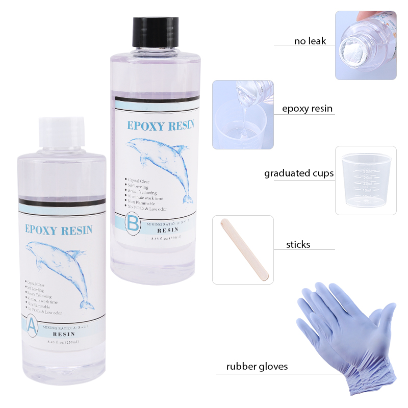 1:1 เรซินอีพ็อกซี่ใส Crystal C - Epoxy Uv Resin Kit บทวิจารณ์และราคา