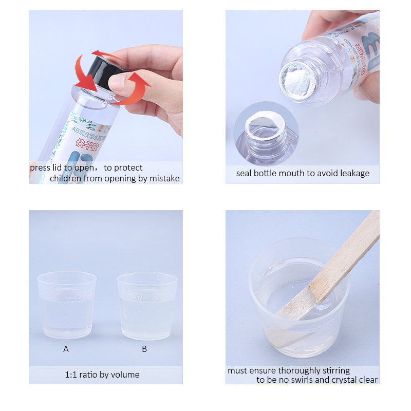 1:1 เรซินอีพ็อกซี่ใส Crystal C - Epoxy Uv Resin Kit บทวิจารณ์และราคา