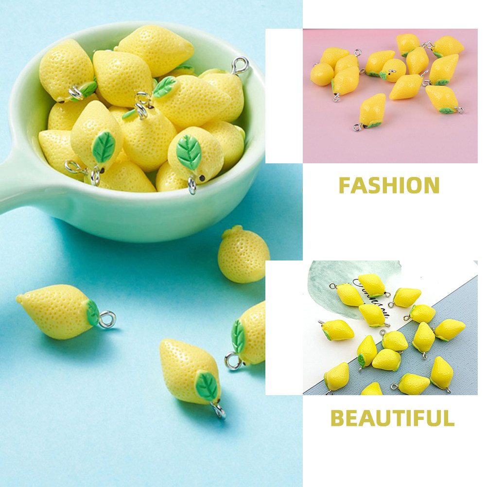 ชาร์มเรซินรูปมะนาว 20 ชิ้น อุป - Resin Craft Supplies บทวิจารณ์และราคา