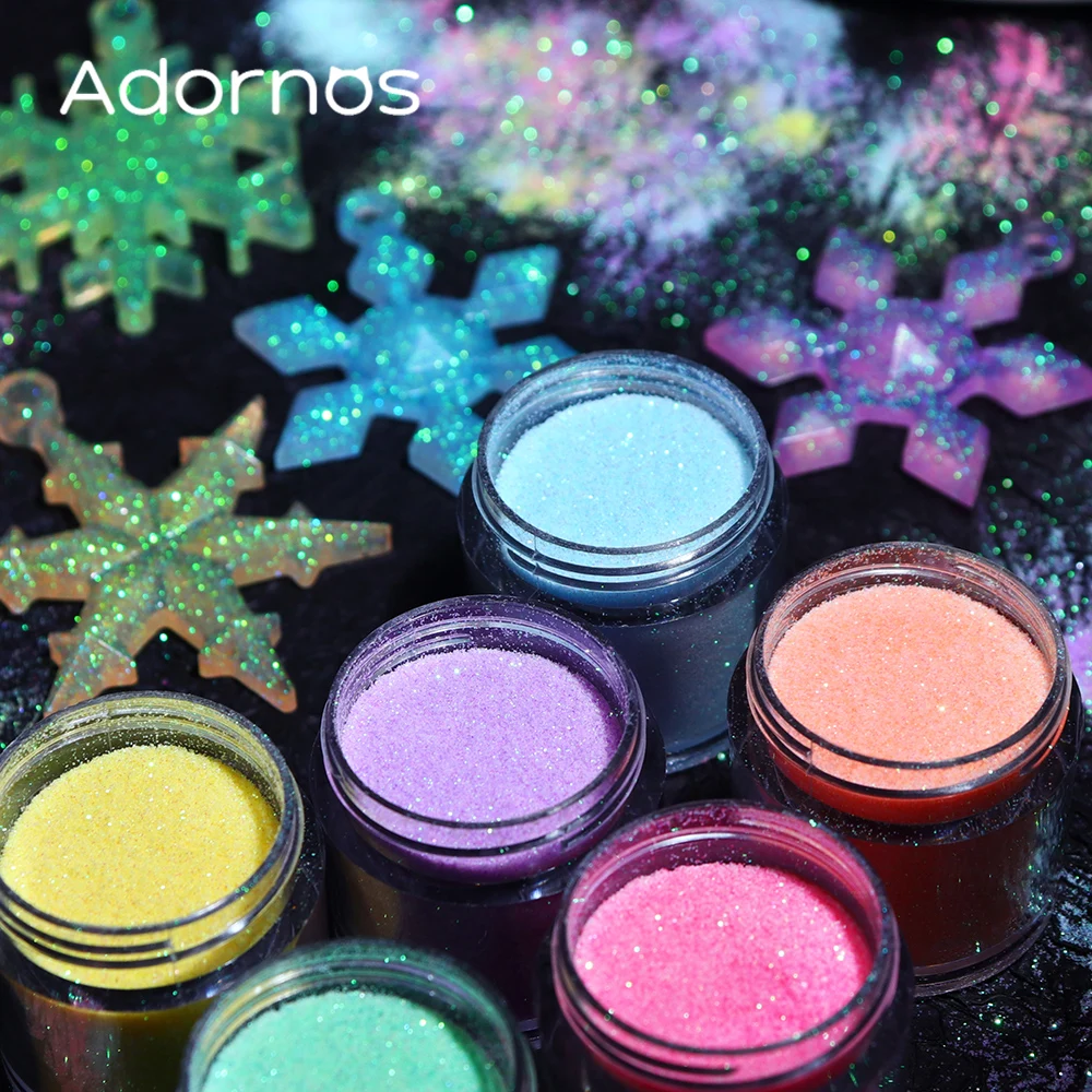 สีรุ้ง Glitter น้ําตาลผงอีพ็อก - Resin Pigment Set บทวิจารณ์และราคา